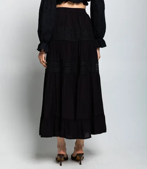 Юбка #КТ811 (11), чёрный