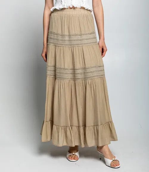 Юбка #КТ811 (11), бежевый