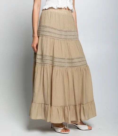 Юбка #КТ811 (11), бежевый