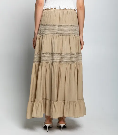 Юбка #КТ811 (11), бежевый