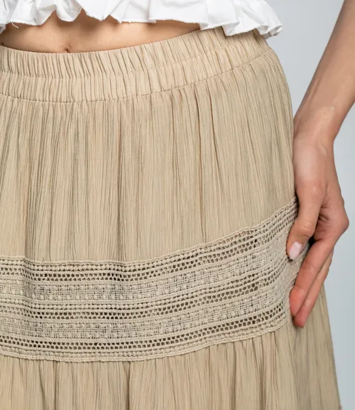 Юбка #КТ811 (11), бежевый