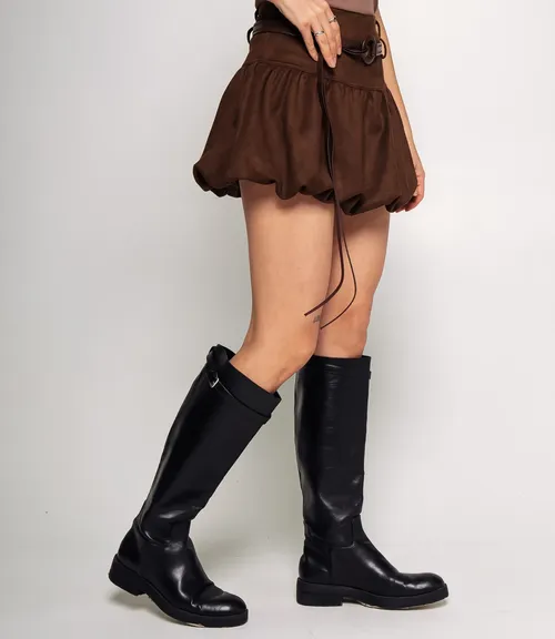 Юбка #КТ2851, шоколадный