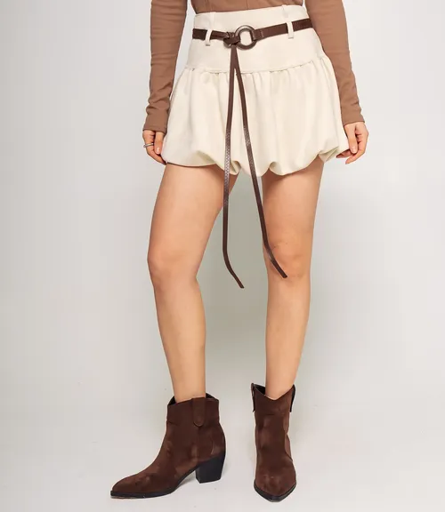 Юбка #КТ2851, светло-бежевый