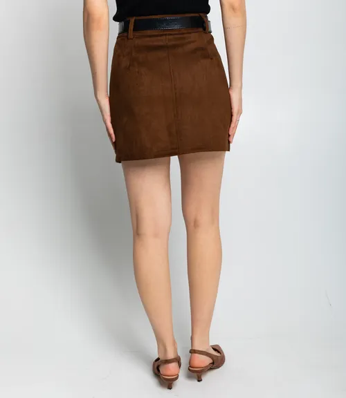 Юбка #КТ8525 (1), шоколадный