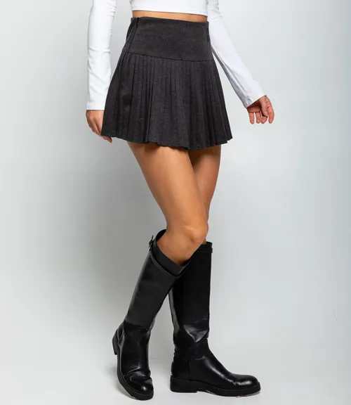 Юбка #КТ9678, графит