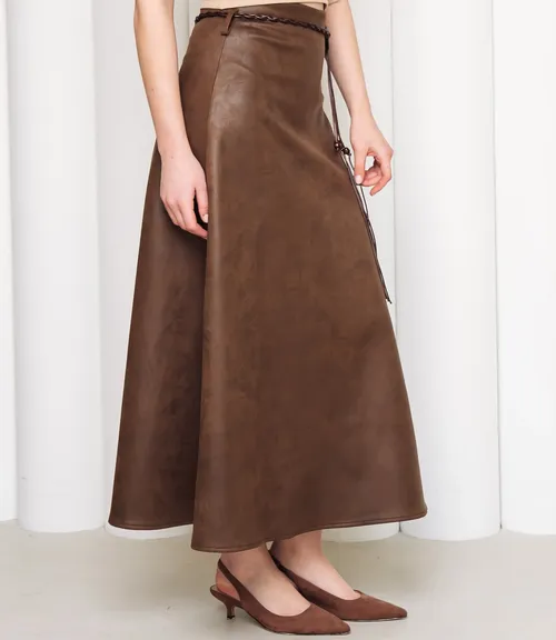 Юбка #КТ2213 (1), коричневый