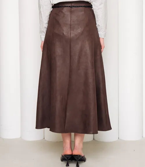 Юбка #КТ2213 (1), шоколадный
