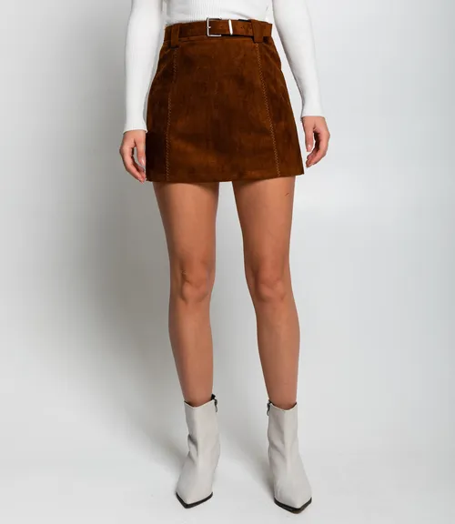 Юбка #КТ2862 (1), шоколадный