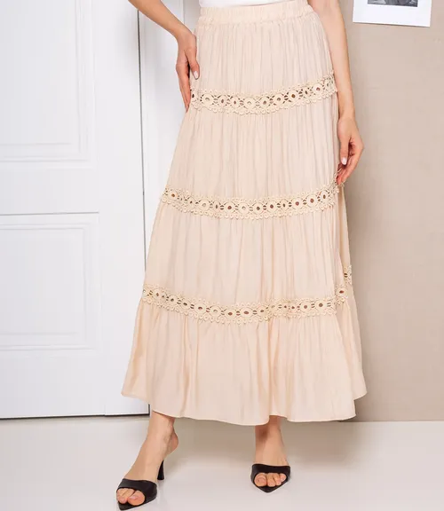 Юбка #КТ815 (9), бежевый