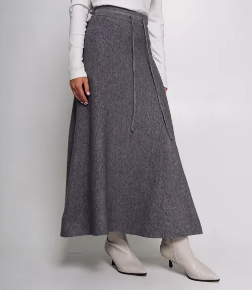 Юбка #КТ6071, серый