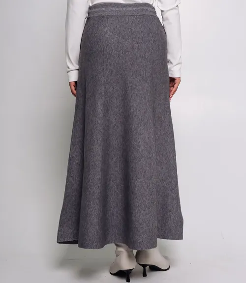 Юбка #КТ6071, серый