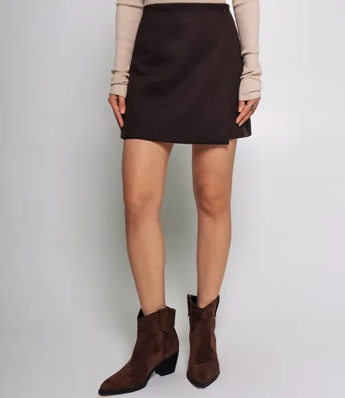 Юбка #КТ8662 (1), шоколадный