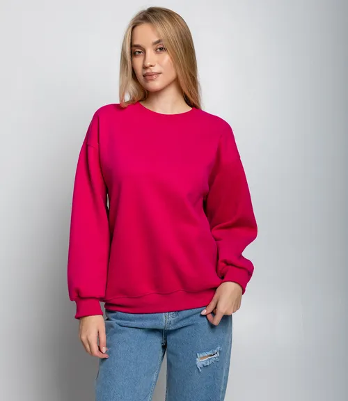 Свитшот #БШ2958, фуксия