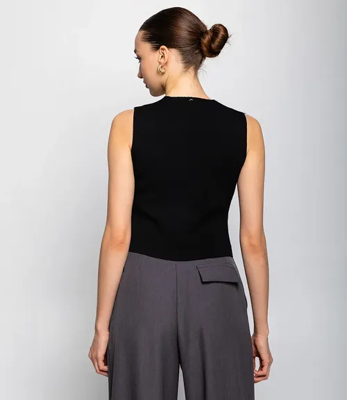 Жилет #КТ103 (7), чёрный